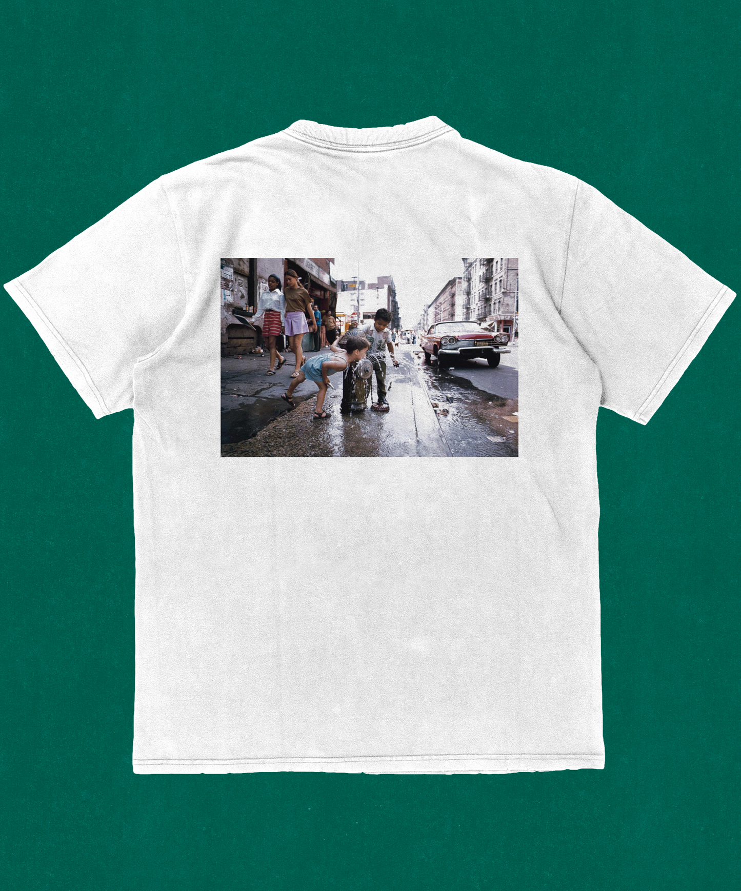 Water Fountain White Tee