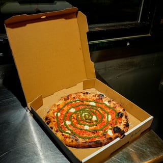 Small Vodka Pesto Pie